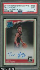 Trae Young [Autograph Holo] Basketball Cards 2018 Panini Donruss Optic Prices