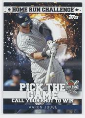 Aaron Judge #HRC-6 Baseball Cards 2022 Topps Home Run Challenge Code Prices