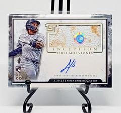 Oscar Colas Baseball Cards 2023 Topps Inception MLB First Milestones Autograph Relics Prices