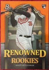 Adley Rutschman [Orange] Baseball Cards 2023 Bowman Platinum Renowned Rookies Prices