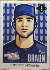Ryan Braun #47 Baseball Cards 2012 Panini Triple Play Prices