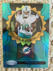 Tyreek Hill [Teal] #7 Football Cards 2022 Panini Certified Seal of Approval Prices