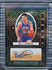 Bill Laimbeer [Orange] Basketball Cards 2021 Panini Obsidian Aurora Autographs Prices