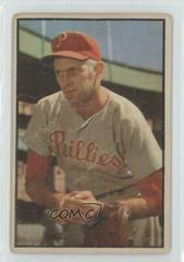 Karl Drews #113 Baseball Cards 1953 Bowman Color Prices