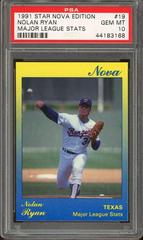 Nolan Ryan [Major League Stats] #19 Baseball Cards 1991 Star Nova Edition Prices