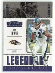 RAY LEWIS #LC-RLE Football Cards 2020 Panini Contenders Legendary Prices