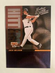 Jack Wilson Baseball Cards 2005 Donruss Leather & Lumber Prices