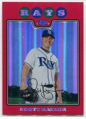 Scott Kazmir [Copper Refractor] #3 Baseball Cards 2008 Topps Chrome Prices