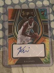 Kai Jones Basketball Cards 2021 Panini Select Rookie Signatures Prices
