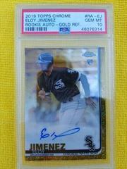 Eloy Jimenez [Gold Refractor] #RA-EJ Baseball Cards 2019 Topps Chrome Rookie Autographs Prices