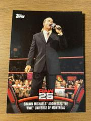 Shawn Michaels #RAW-27 Wrestling Cards 2018 Topps WWE Then Now Forever 25 Years of Raw Prices