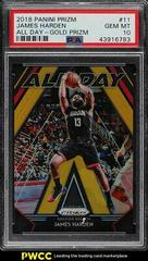 James Harden [Gold Prizm] Basketball Cards 2018 Panini Prizm All Day Prices