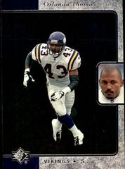 Orlando Thomas #116 Football Cards 1996 SP Prices