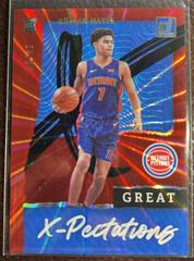 Killian Hayes [Red Laser] Basketball Cards 2020 Donruss Great X-Pectations Prices