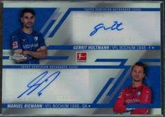 Gerrit Holtmann, Manuel Riemann Soccer Cards 2022 Topps Chrome Bundesliga Dual Autographs Prices