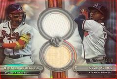 Ronald Acuna Jr. / Ozzie Albies [Dual Player] Baseball Cards 2024 Topps Tribute Dual Relic Prices