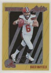 Baker Mayfield [Spectrum Gold] #BM Football Cards 2018 Panini Absolute Introductions Prices