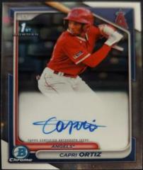 Capri Ortiz #CPA-CO Baseball Cards 2024 Bowman Chrome Prospect Autograph Prices
