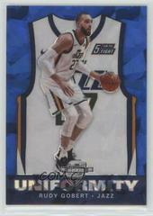 Rudy Gobert [Blue Cracked Ice] #7 Basketball Cards 2019 Panini Contenders Optic Uniformity Prices