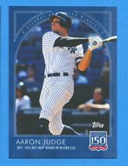 Aaron Judge #99 Baseball Cards 2019 Topps 150 Years of Baseball Prices