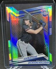 Jackson Holliday [Aspirations Die Cut] #1 Baseball Cards 2022 Panini Elite Extra Edition Prices
