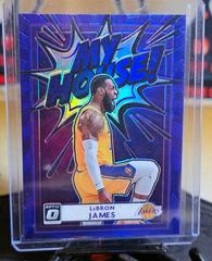 LeBron James [Blue] Basketball Cards 2020 Panini Donruss Optic My House Prices