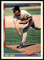 Greg Harris #738 Baseball Cards 1994 Topps Gold Prices