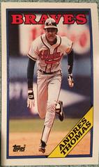 Andres Thomas Baseball Cards 1988 Topps Prices