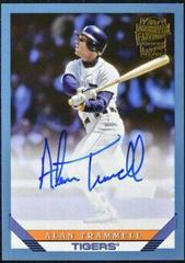 Alan Trammell [Blue] #93FF-AT Baseball Cards 2022 Topps Archives 1993 Fan Favorites Autographs Prices