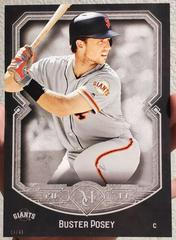 Buster Posey [5x7] #23 Baseball Cards 2017 Topps Museum Collection Prices
