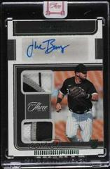Jake Burger [Emerald] Baseball Cards 2022 Panini Three and Two Rookie Dual Jersey Autographs Prices