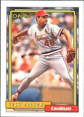 Jose DeLeon #85 Baseball Cards 1992 O Pee Chee Prices