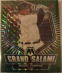 Miguel Cabrera [Green] #GS-8 Baseball Cards 2022 Panini Mosaic Grand Salami Prices