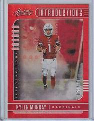 Kyler Murray [Spectrum Red] Football Cards 2019 Panini Absolute Introductions Prices
