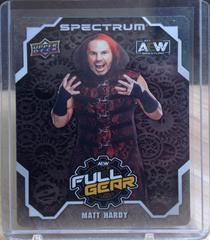 Matt Hardy Wrestling Cards 2021 Upper Deck AEW Spectrum Full Gear Metal Prices