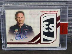 Christian Horner [Red] #DAP-CHII Racing Cards 2021 Topps Dynasty Formula 1 Autograph Patch Prices