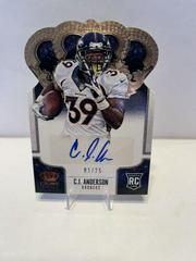 C.J. Anderson [Signature Die Cut Gold Holo] Football Cards 2013 Panini Crown Royale Prices