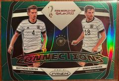 Jonas Hofmann, Matthias Ginter [Green] #25 Soccer Cards 2022 Panini Prizm World Cup Connections Prices