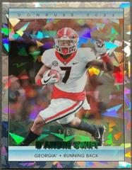 D'Andre Swift [Green Cracked Ice] #7 Football Cards 2022 Panini Chronicles Draft Picks Donruss Retro Prices