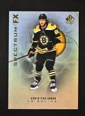 David Pastrnak #S-1 Hockey Cards 2020 SP Authentic Spectrum FX Prices