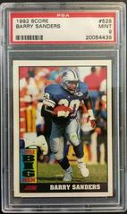Barry Sanders #528 Football Cards 1992 Panini Score Prices