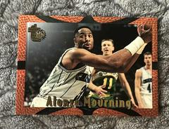 Alonzo Mourning #12 Basketball Cards 1994 Topps Embossed Prices