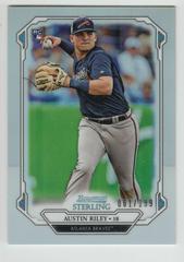 Austin Riley [Refractor] #BSR-69 Baseball Cards 2019 Bowman Sterling Prices