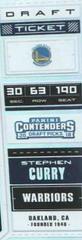 Stephen Curry [White Jersey Draft Ticket] Basketball Cards 2018 Panini Contenders Draft Picks Prices
