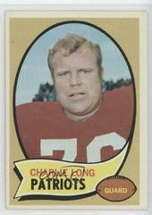 Charlie Long #188 Football Cards 1970 Topps Prices