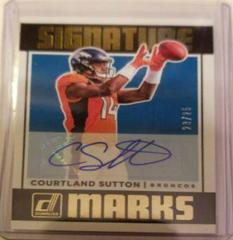 Courtland Sutton Football Cards 2018 Donruss Signature Marks Prices