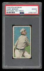 Chief Bender [No Trees in Background] #NNO Baseball Cards 1909 T206 Polar Bear Prices