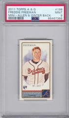 Freddie Freeman [Mini Bazooka Back] #198 Baseball Cards 2011 Topps Allen & Ginter Prices