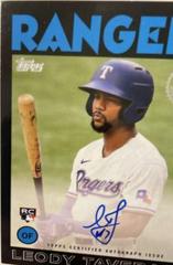 Leody Taveras Baseball Cards 2021 Topps Update 1986 Baseball Autographs Prices