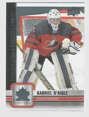 Gabriel D'Aigle [Clear Cut] Hockey Cards 2023 Upper Deck Team Canada Juniors Prices